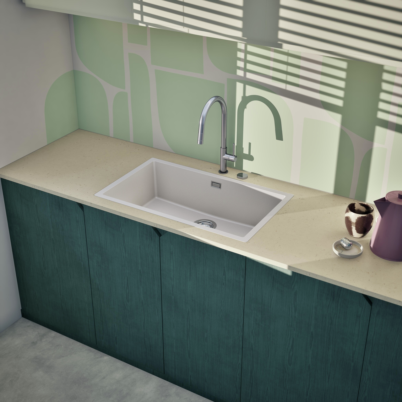 Dřez FORMHAUS D-100LS NERO